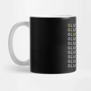 Gluten Free 10x typography Mug